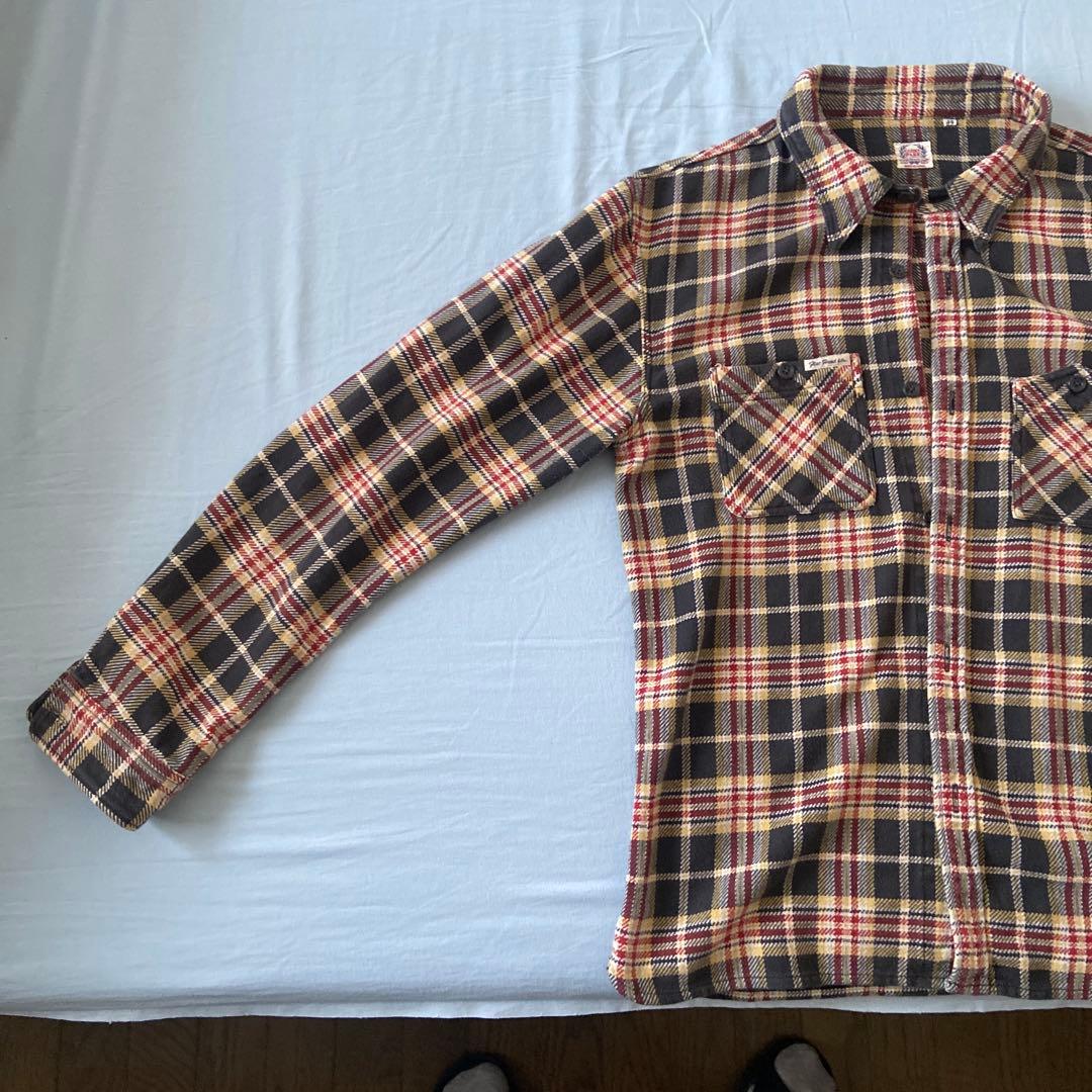 THA FLAT HEAD ネルシャツ