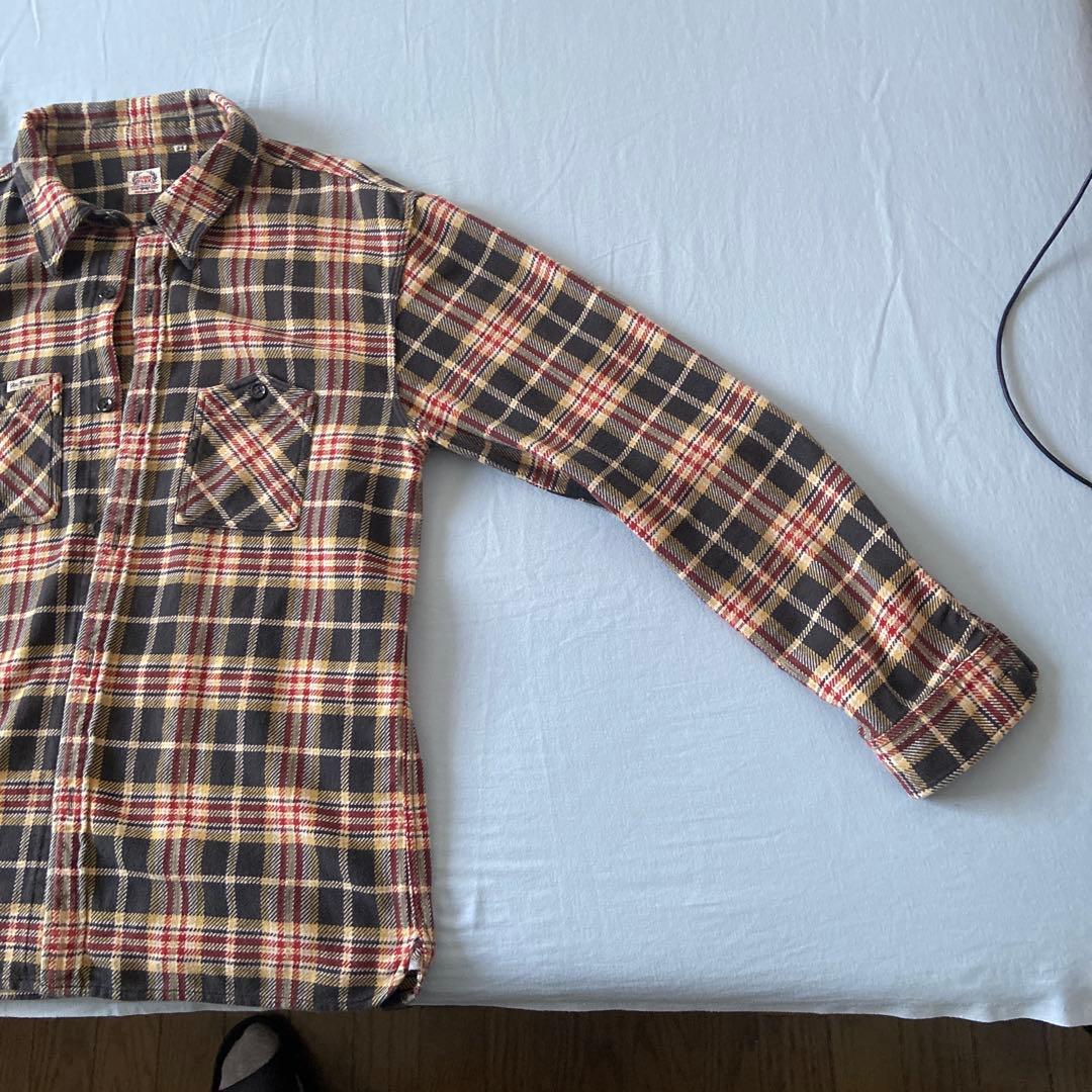 THA FLAT HEAD ネルシャツ