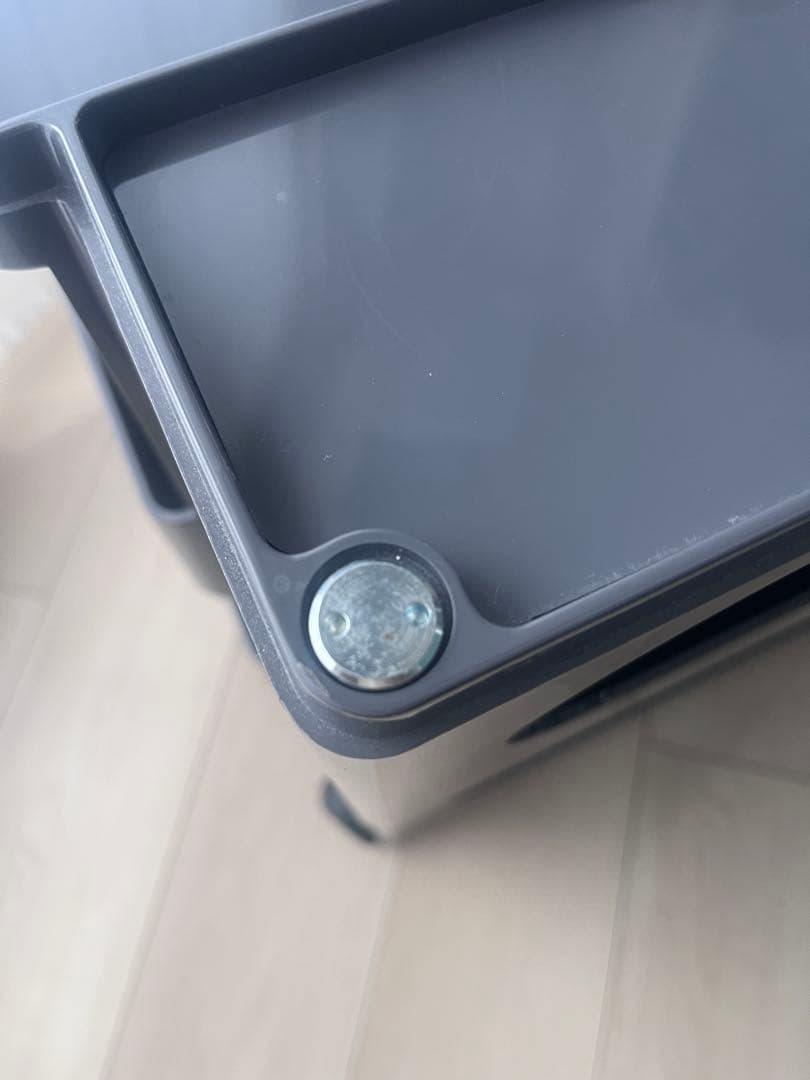 B-LINE ボビーワゴン　キャスター付きグレー収納ボックス