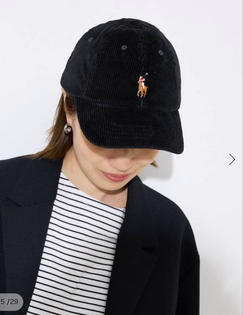 新品⭐︎POLO ポロラルフ ローレン コーデュロイキャップ