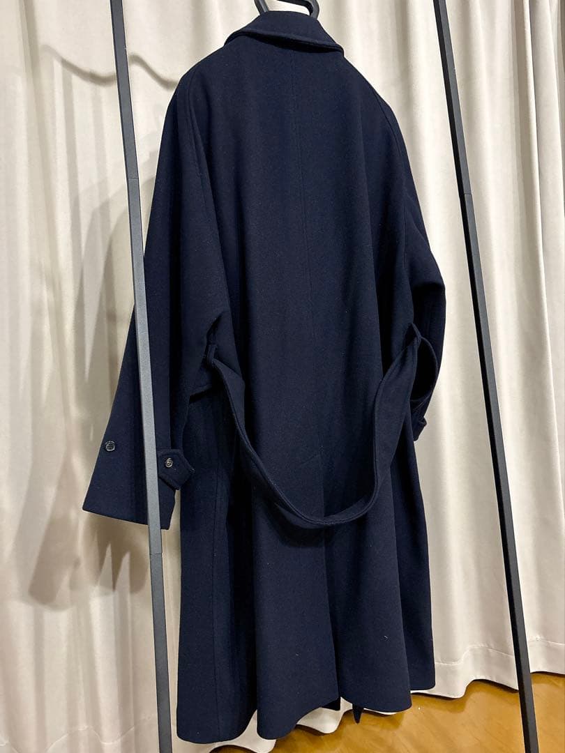 【LE】WOOL BAL COLLAR COATネイビー 2