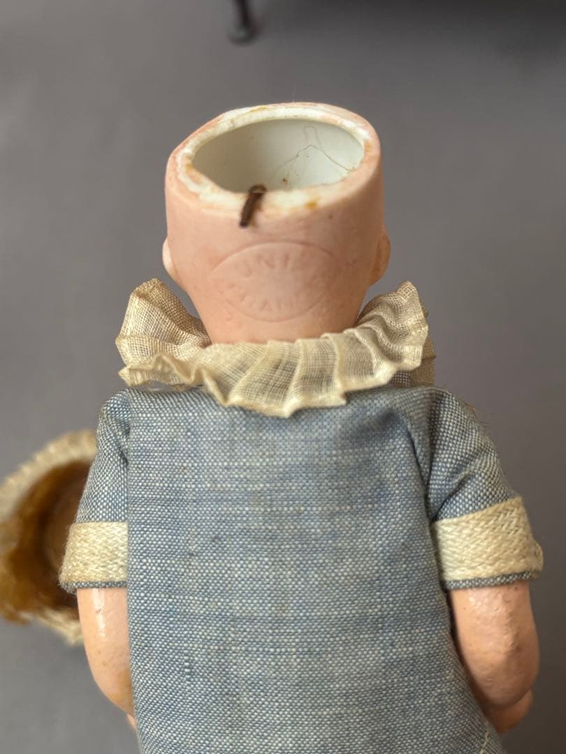 アンティーク ビスクドール ドールハウスドール Unis France