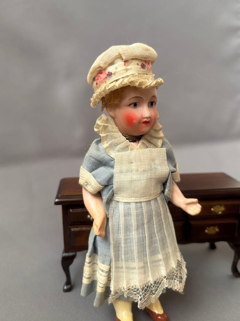 アンティーク ビスクドール ドールハウスドール Unis France