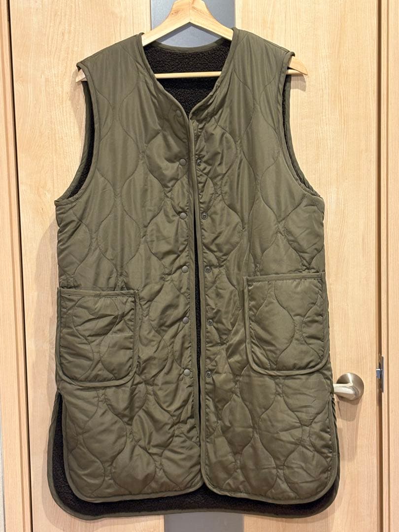 Midi Umi(ミディウミ)キルティングリバーシブルベスト