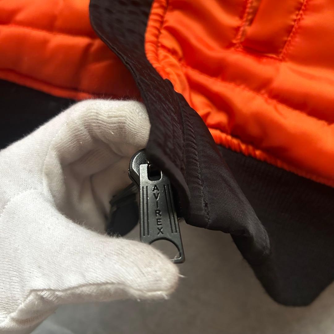 ジャケット・アウター archive avirex ma-1 flight jacket black