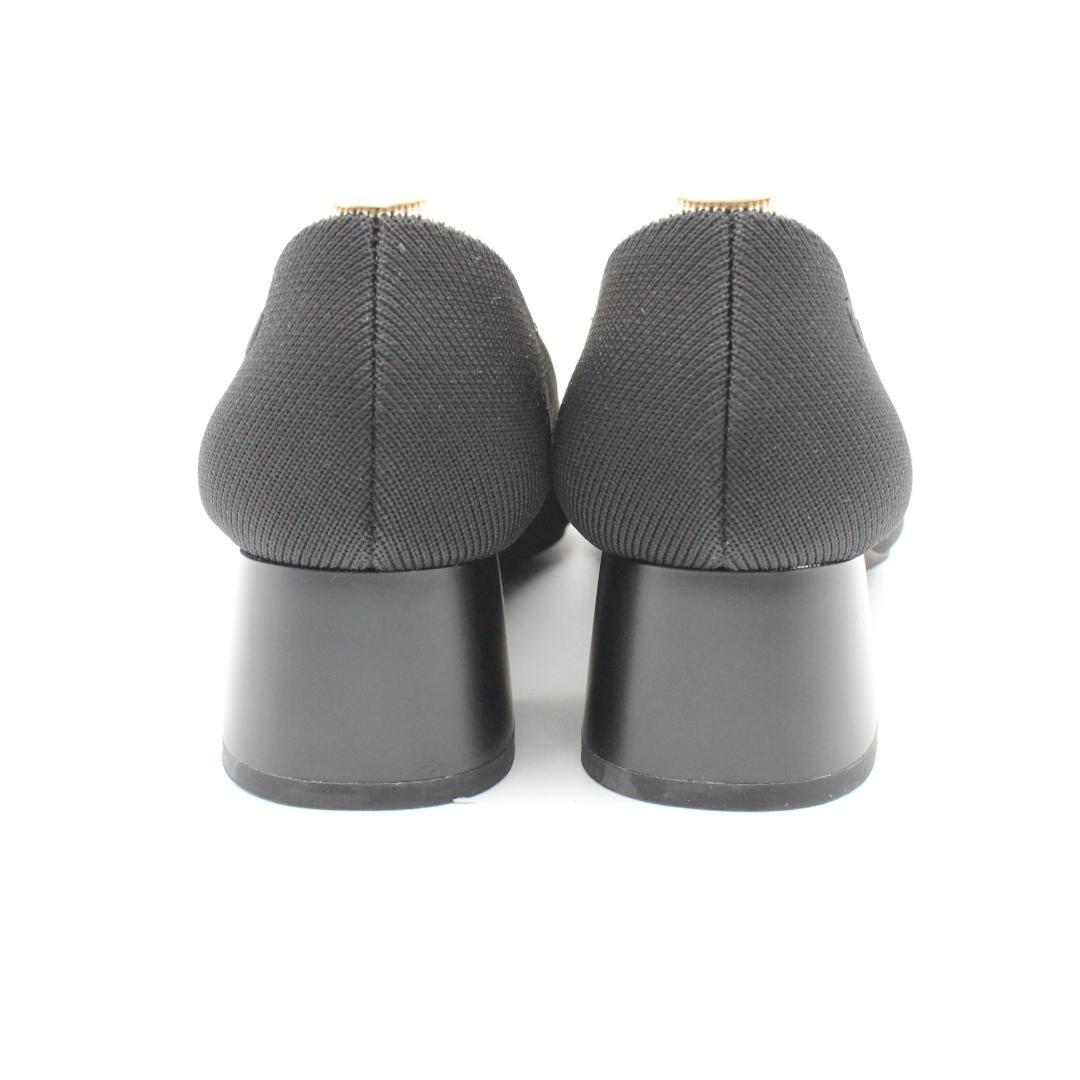 58■新品♪VIVALA ラウンドトゥチャンキーヒールパンプス(36半)