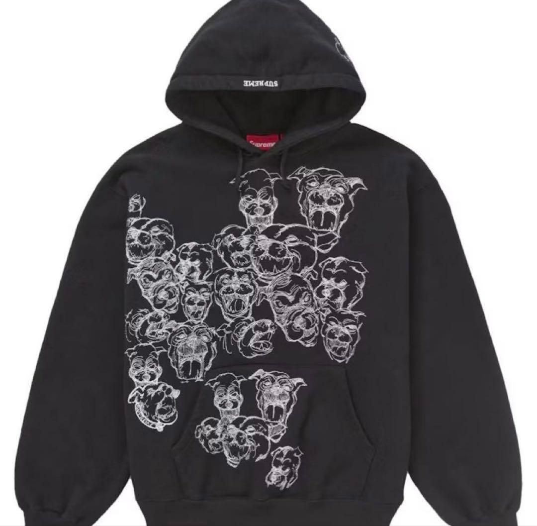 も*に様 Supreme Pitbulls Hooded パーカー