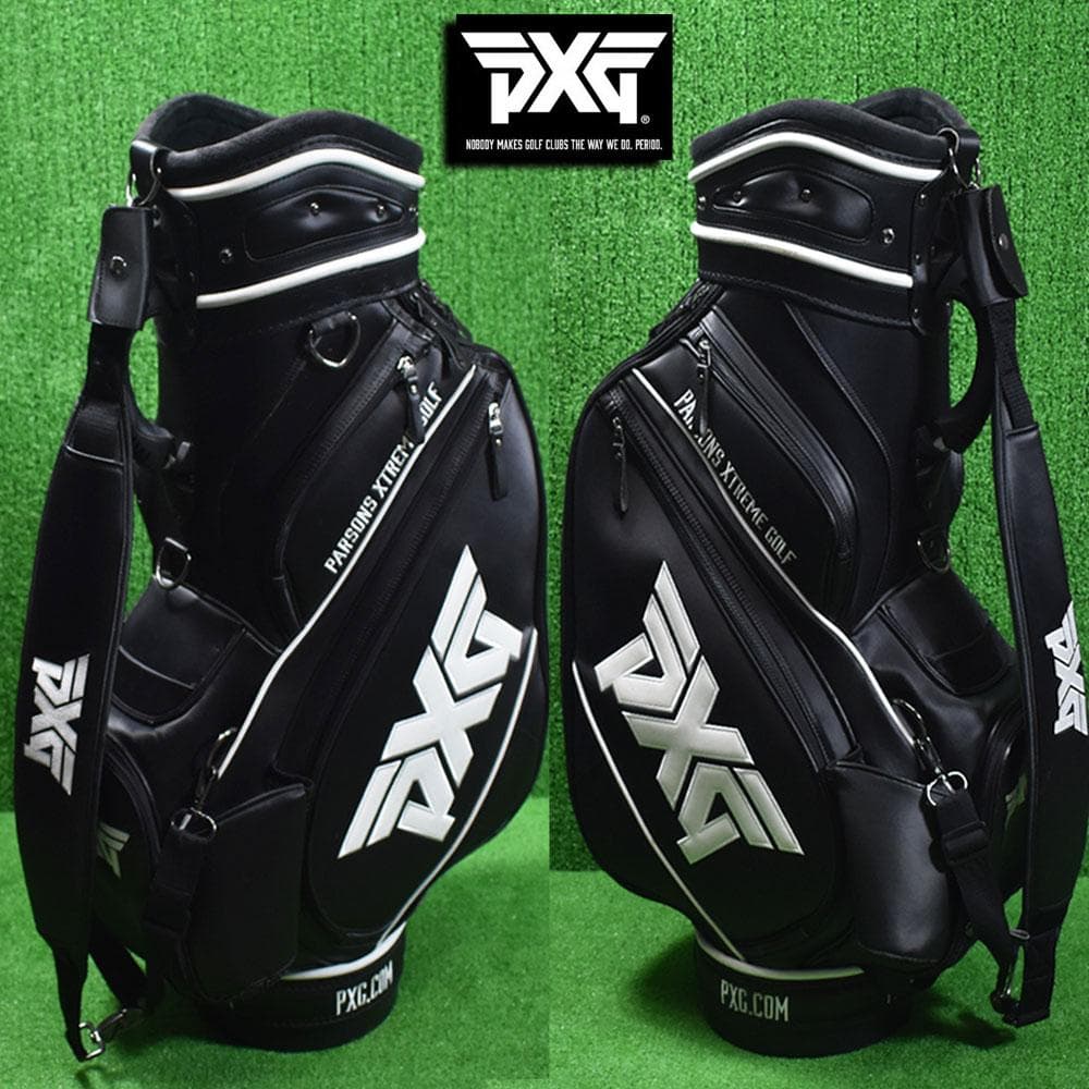 PARSONS XTREME GOLFキャディバッグ【ブラック】中古！