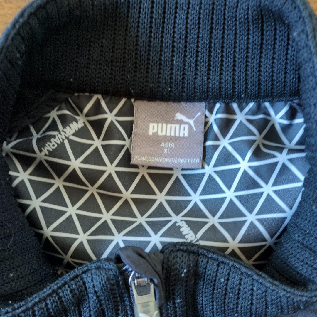 PUMA XL ジャケット　XL　防風パンツ　L　セット　ブラック