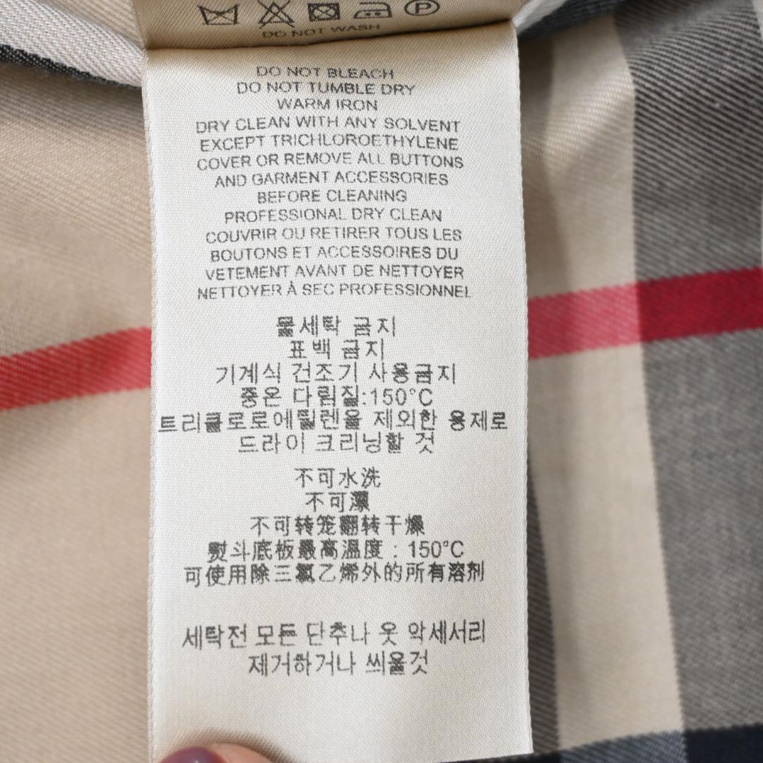 47944★年 バーバリー トレンチコート ノバチェック 近年 ベージュ*