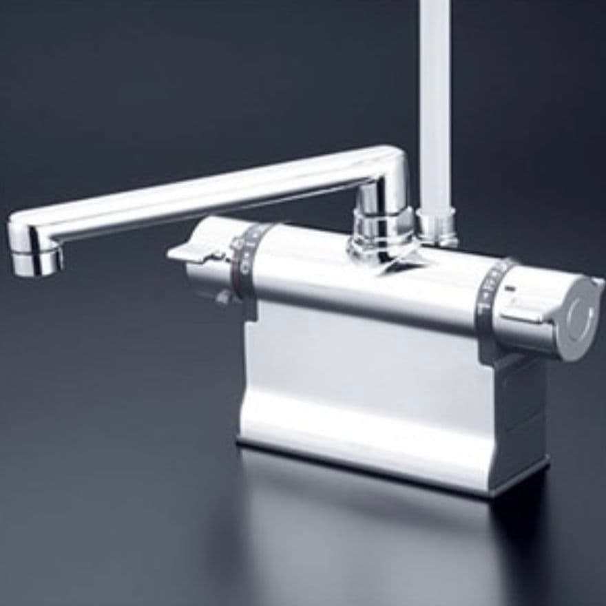 KVK KF3011TR2 デッキ形サーモスタット式シャワー 240mmパイプ