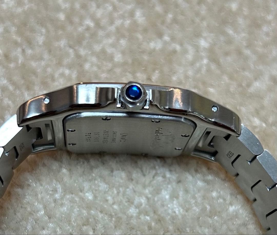 カルティエ　サントス　ガルべLMクォーツ正規OH済ユニセックス