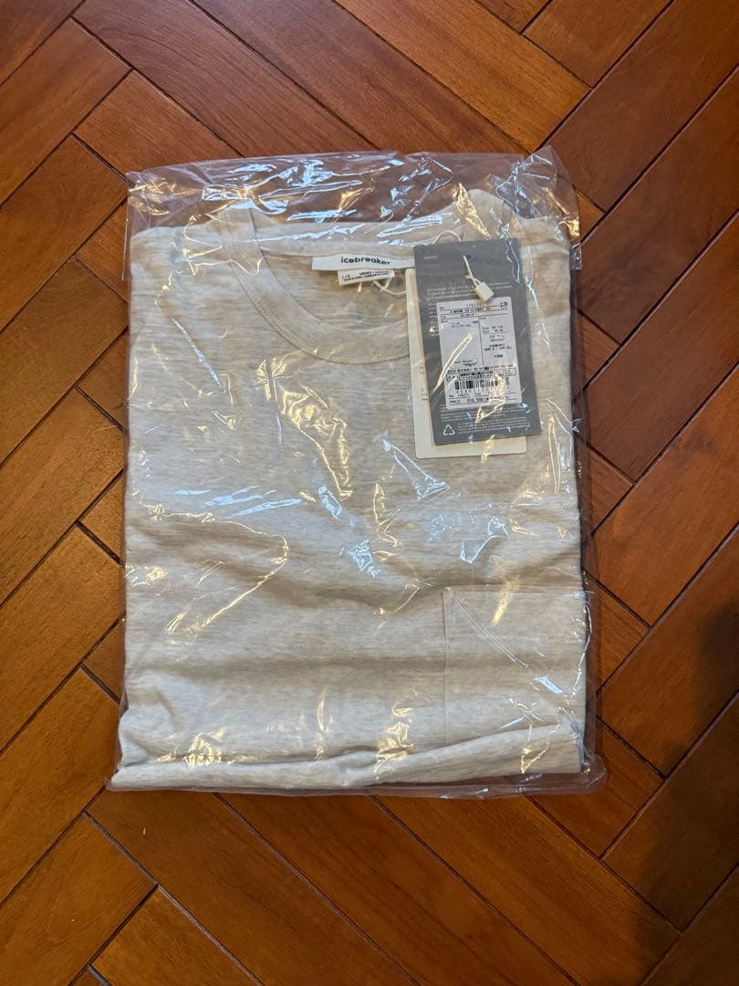 メリノ 150 ロングスリーブ ポケット ティー（ユニセックス）