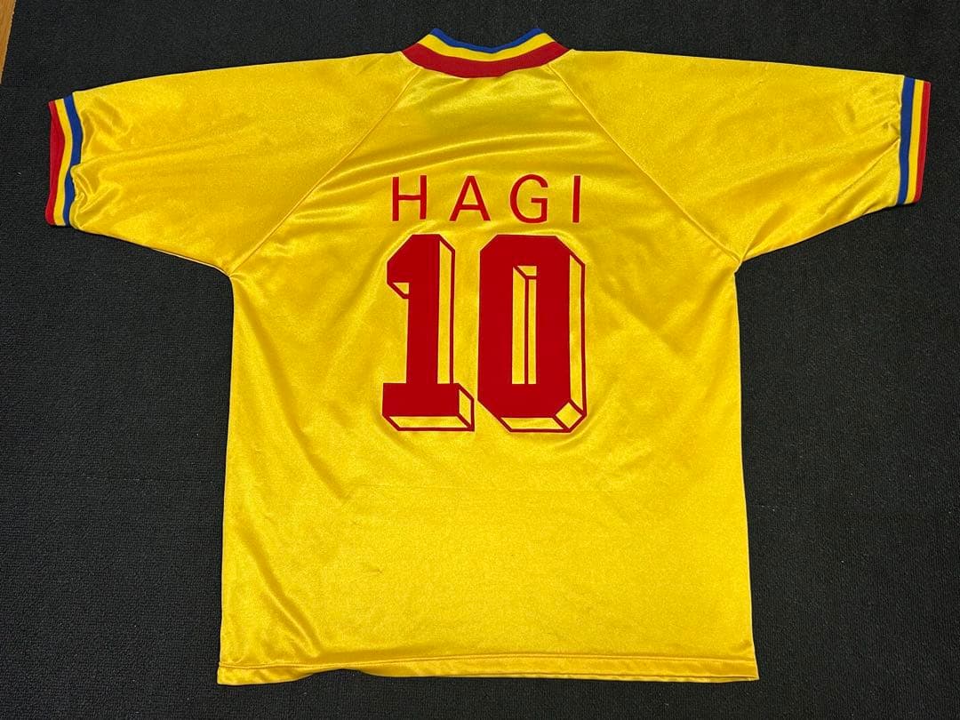 ルーマニア代表ユニフォーム　10ゲオルゲ・ハジ　94年W杯頃　Lサイズ