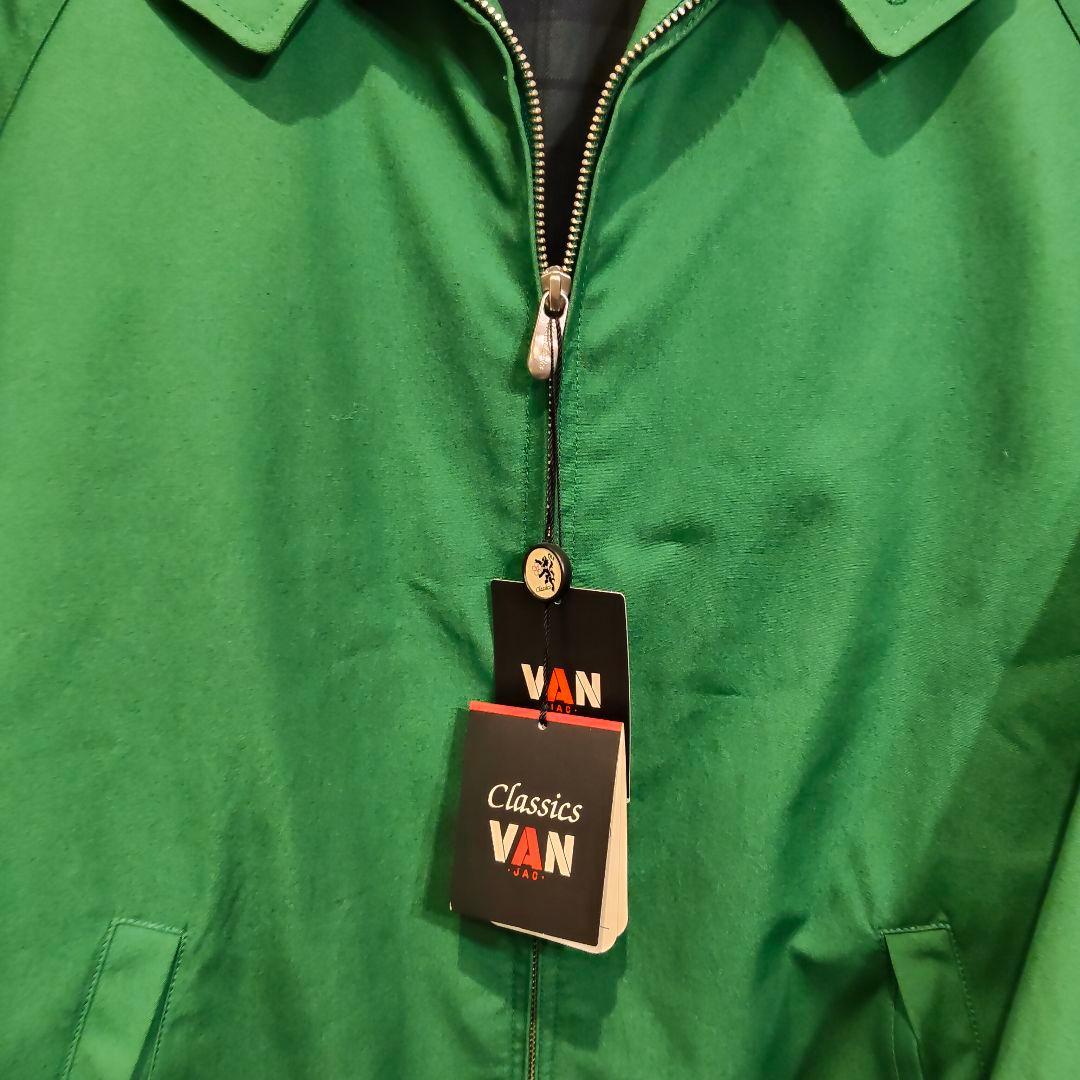 未使用　VAN 緑色 ジップアップ　ジャケット