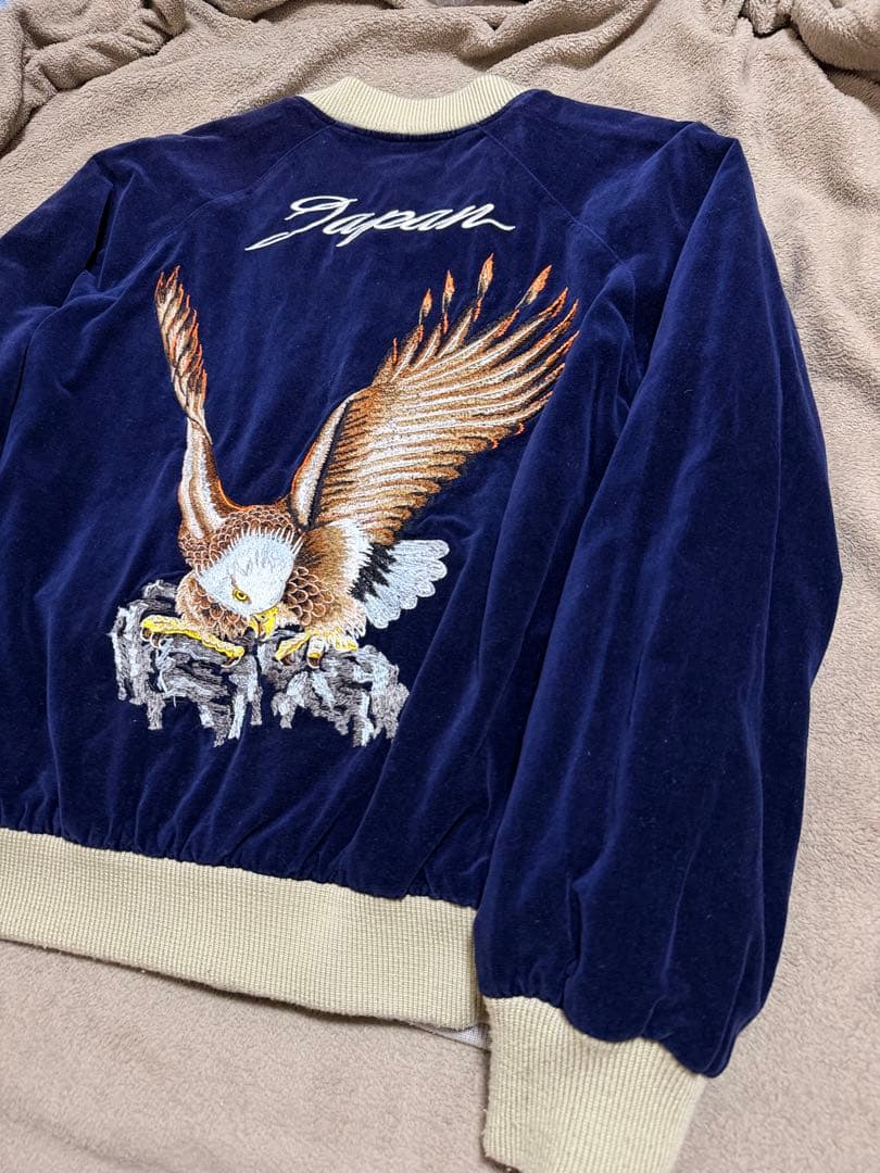 ２面用 別珍 DENIME ワシ 日本限定 スカジャン vintage