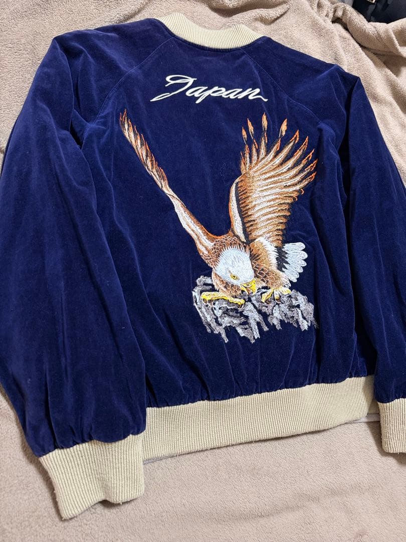 ２面用 別珍 DENIME ワシ 日本限定 スカジャン vintage