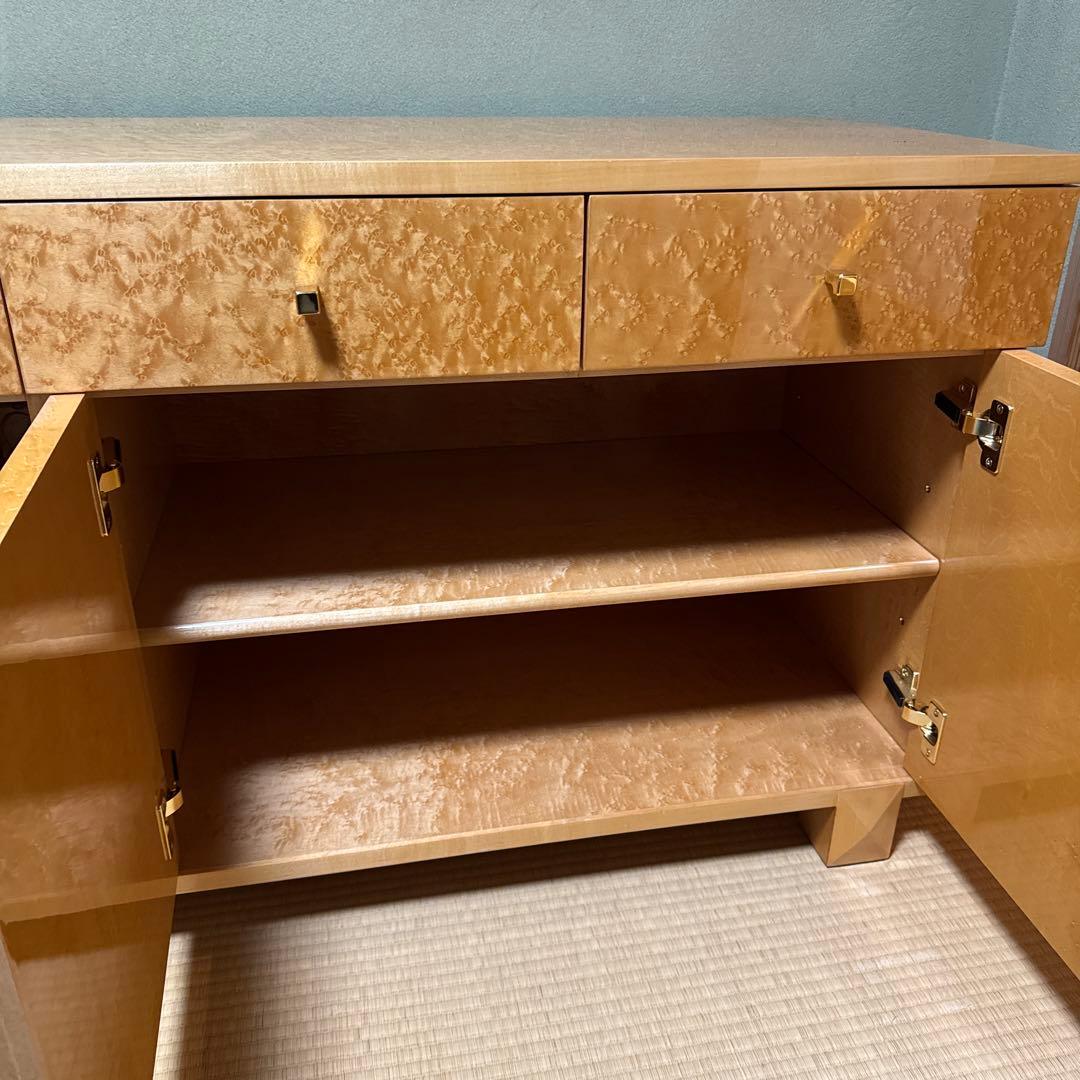 木製ダイヤモンドパターンキャビネット