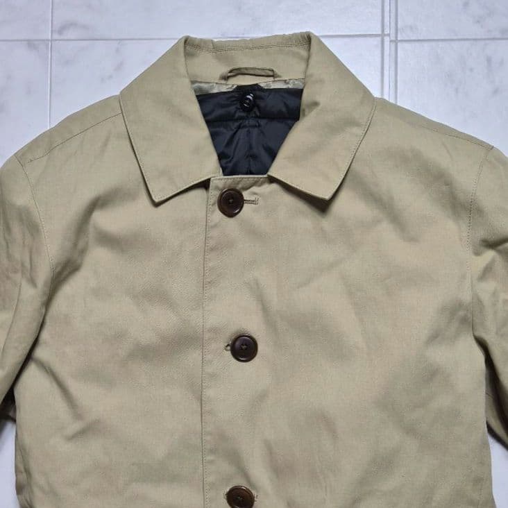 【美品】シップス×タイオン ステンカラーコート ダウンライナー M