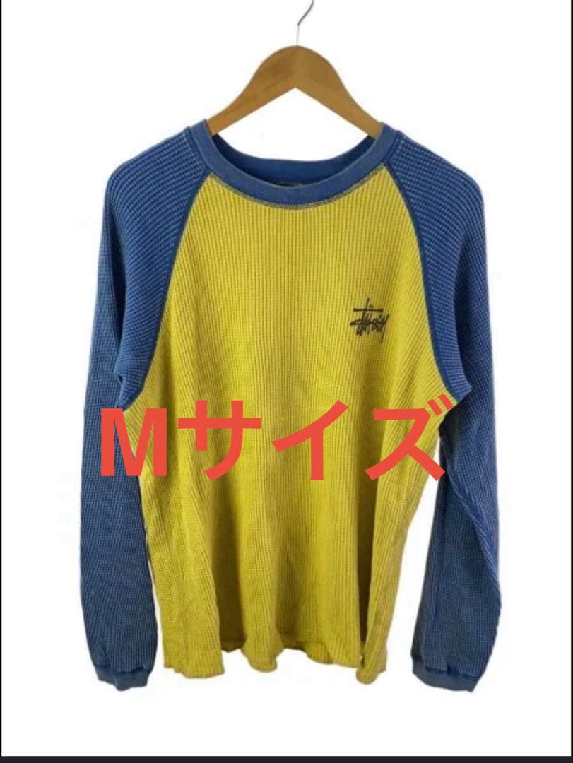 Stussy Thermal 2 Tone Raglan Shirt 長袖　M