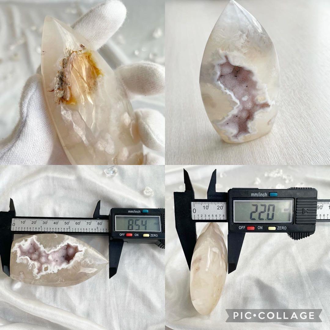 【在庫SALE✨】レア！ ピンクジオード 桜瑪瑙アメジストジオード 天然石　笑口