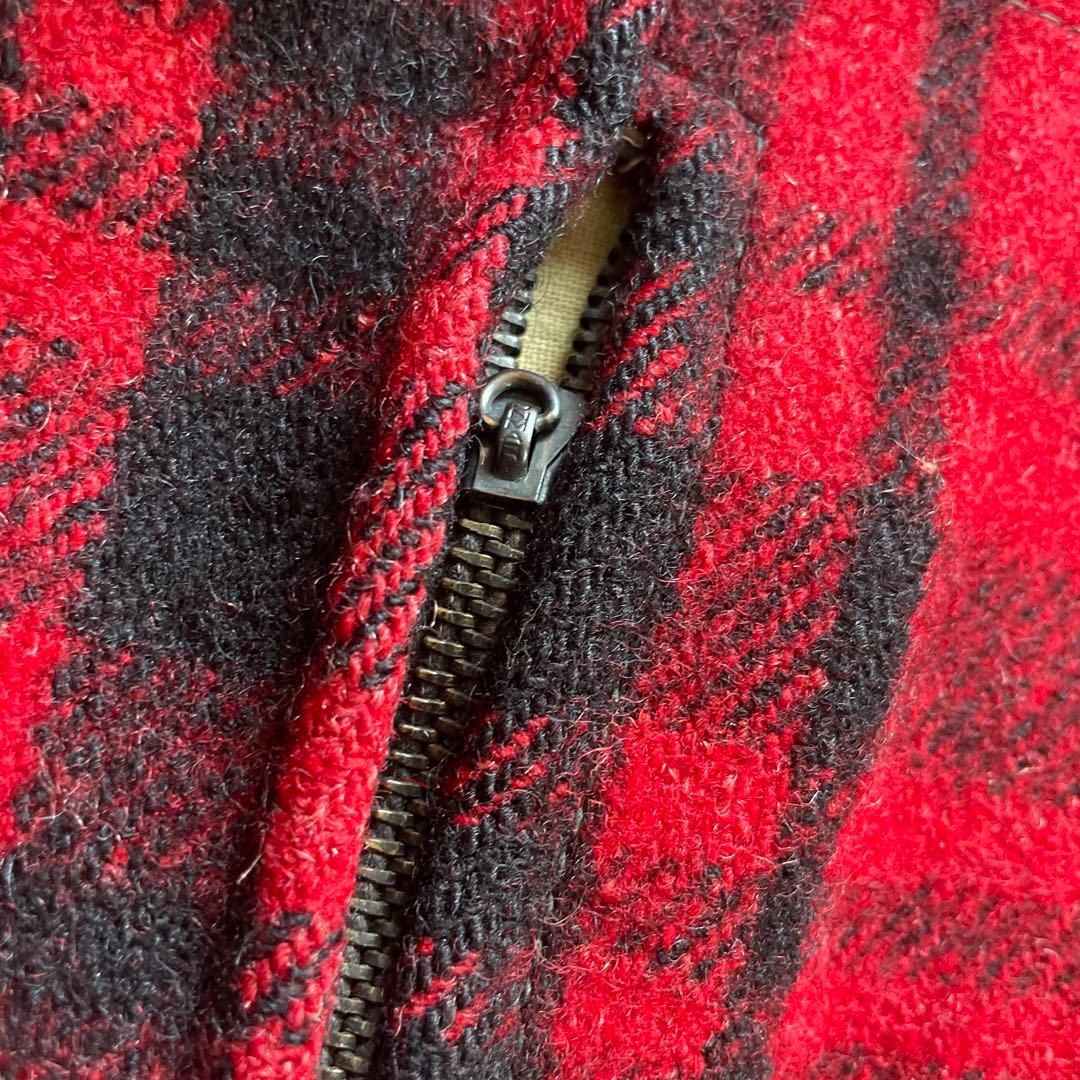 50'SWOOLENMILLS ウールマッキーノジャケットバッファローチェック