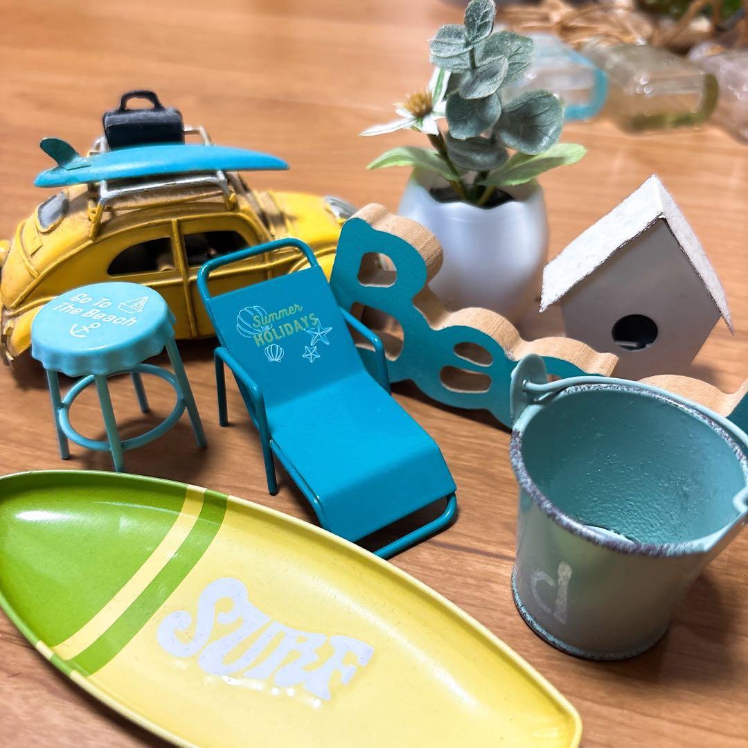 サーフ ビーチ ハワイ インテリア ガーランド 小物 雑貨 セット