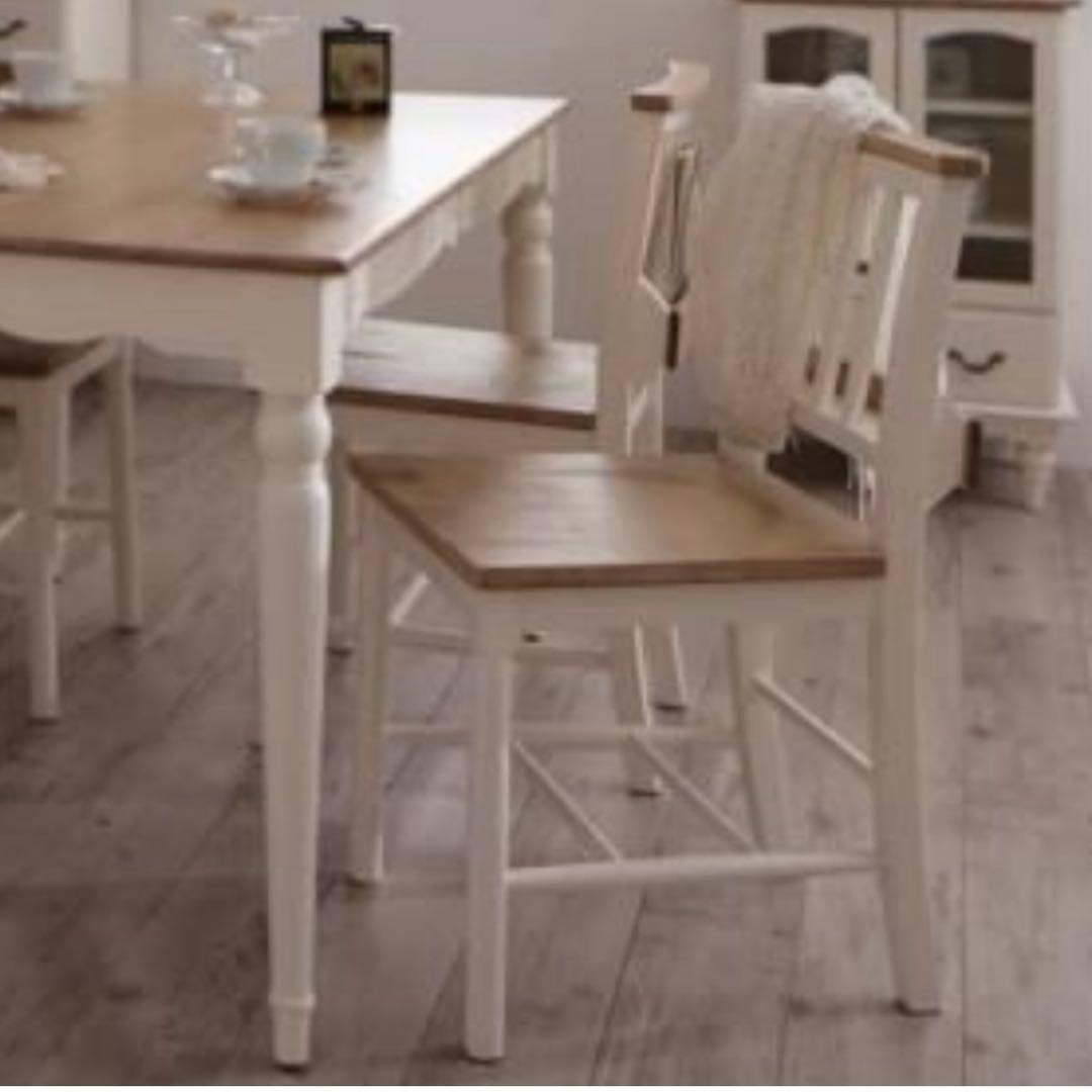 フレンチシャビーテイスト家具シリーズ Lilium ダイニングチェア ③