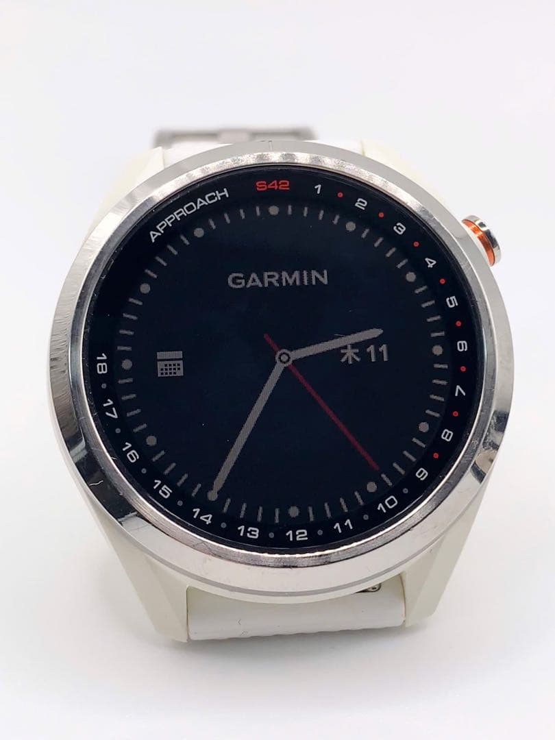 【美品】Garmin ガミン Approach S42 White (1734)