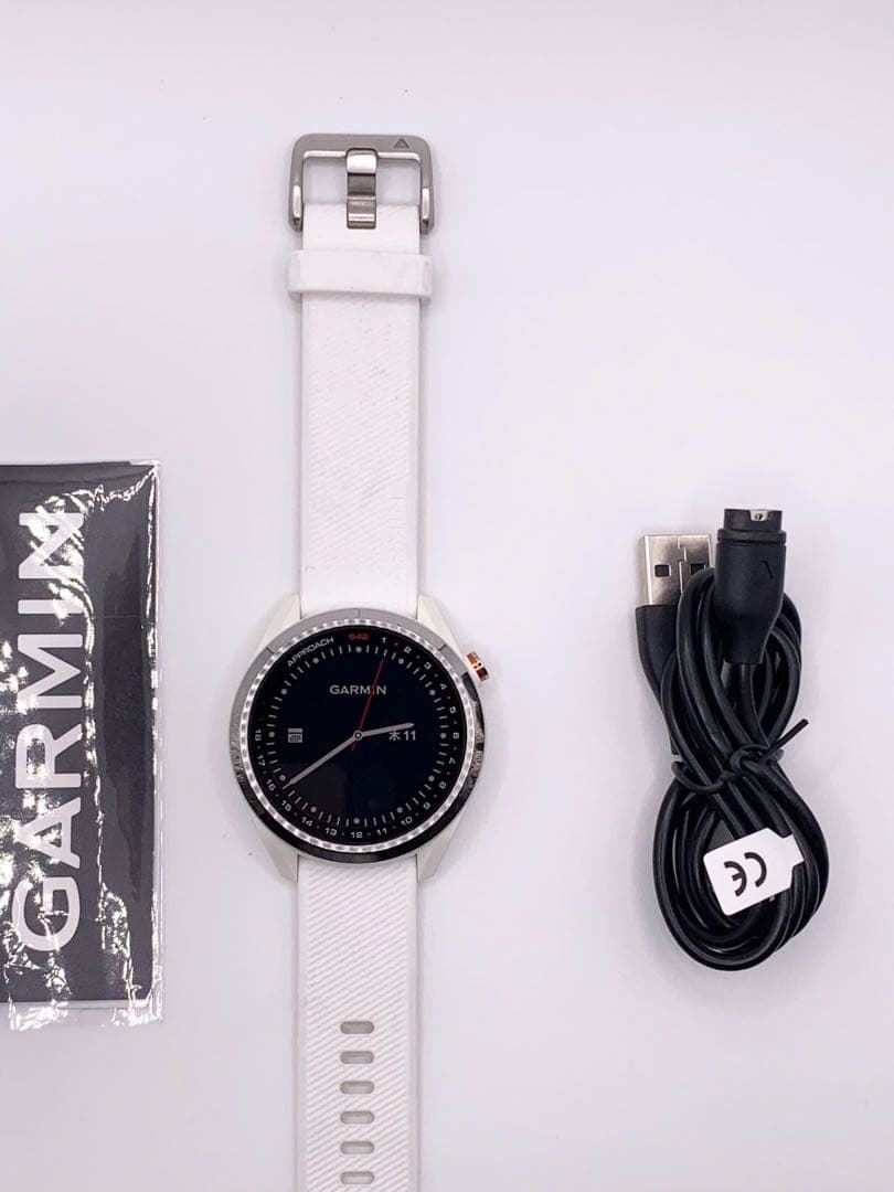 【美品】Garmin ガミン Approach S42 White (1734)