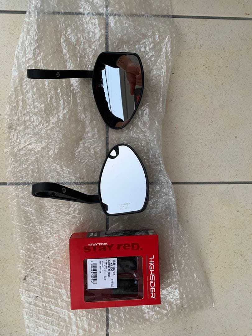 デイトナHIGHSIDER 96695 2個セットバーエンドミラー