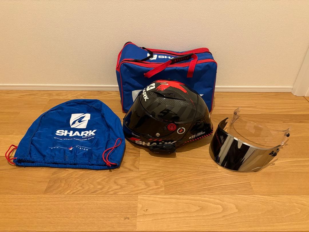 SHARK ヘルメット99 JORGE LORENZO ビーコム付き