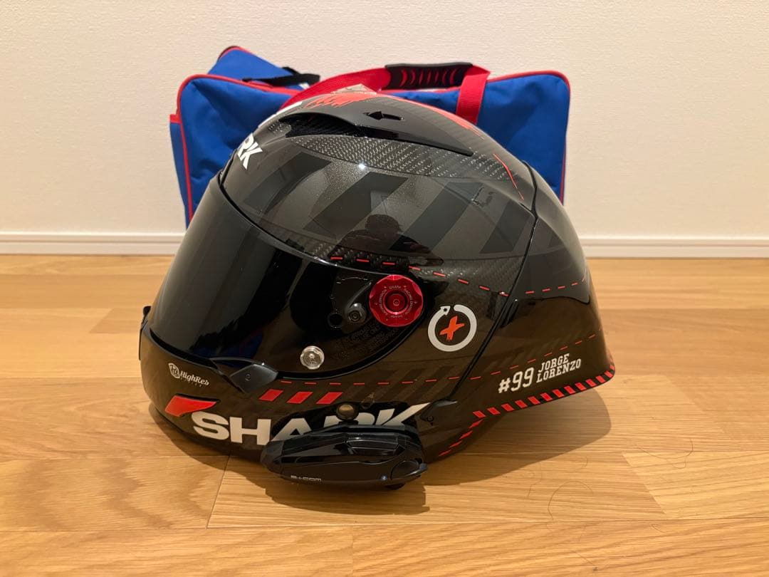 SHARK ヘルメット99 JORGE LORENZO ビーコム付き