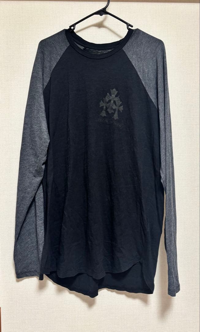 クロムハーツ　バックセメタリープリント　ロンT Lサイズ