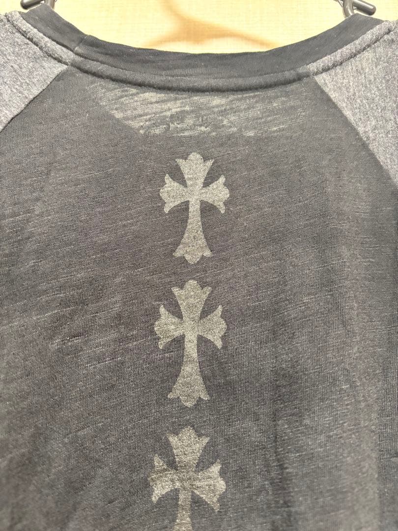 クロムハーツ　バックセメタリープリント　ロンT Lサイズ