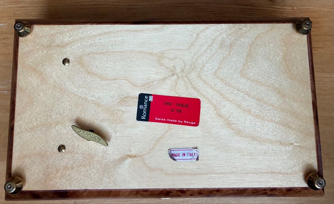 REUGE リュージュ 高級象嵌オルゴール カノン パッヘルベル 動作確認済