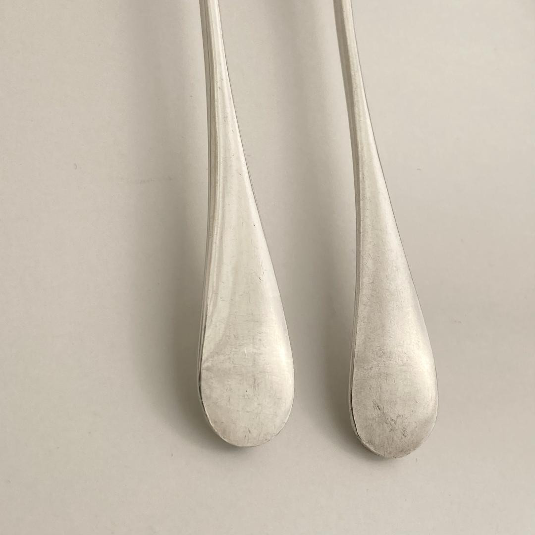 【くまさん】フランスアンティーク⭐️テーブルフォーク　テーブルスプーン　５