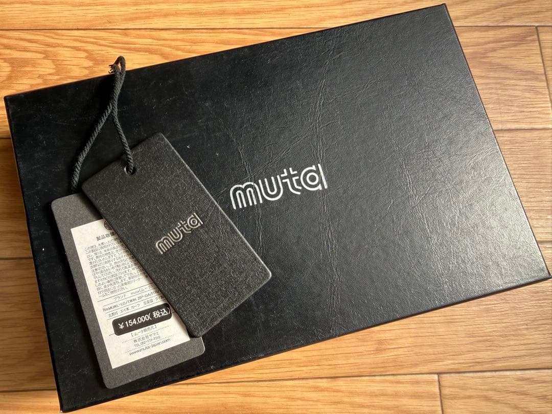 定価約15万 極美品 muta ガルーシャ イントレ ダブルジップ 長財布