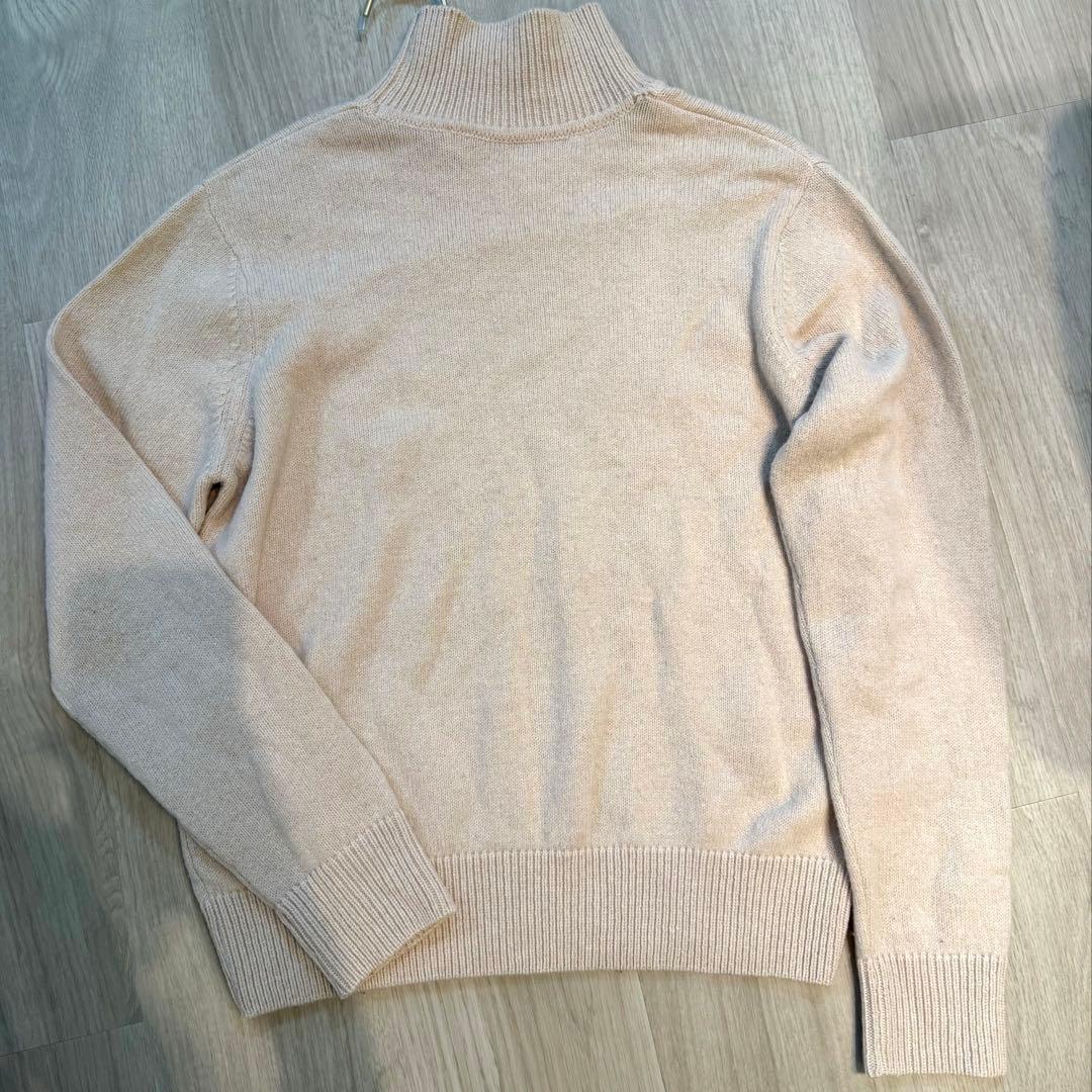 【クリーニング済】メゾンキツネ　ベビーフォックス　ベージュ ニットセーター