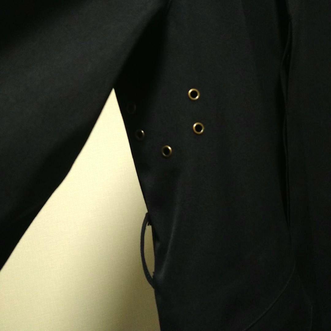 【新品】Ralph Lauren ネイビー ステンカラーロングコート　7号