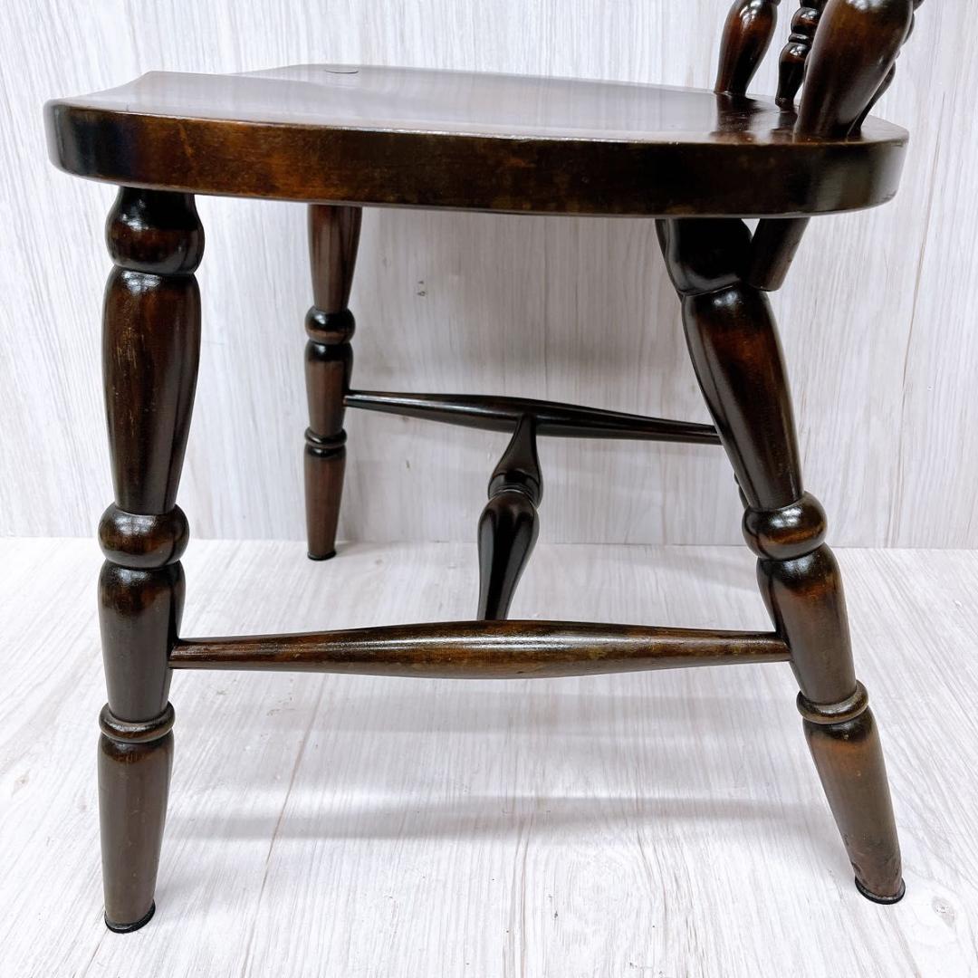 北海道民芸家具 ウィンザーチェア ダイニングチェア 椅子 いす イス④