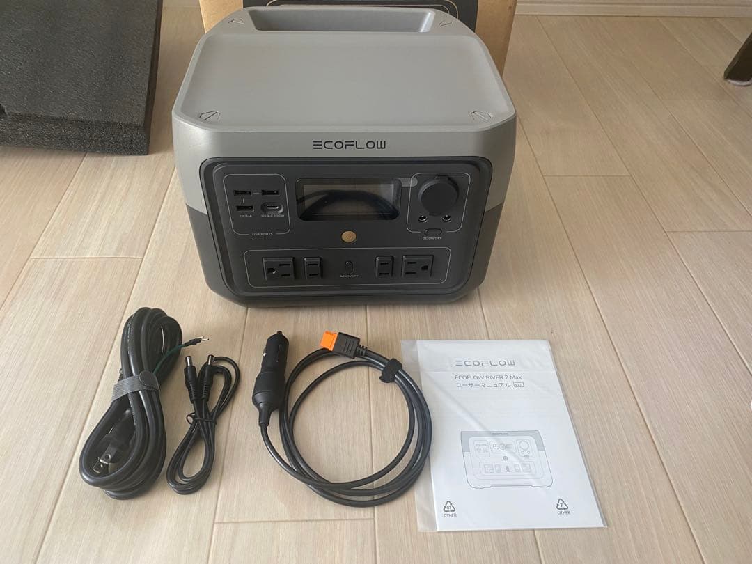 発電機・ポータブル電源 EcoFlow  2 Max 512Wh