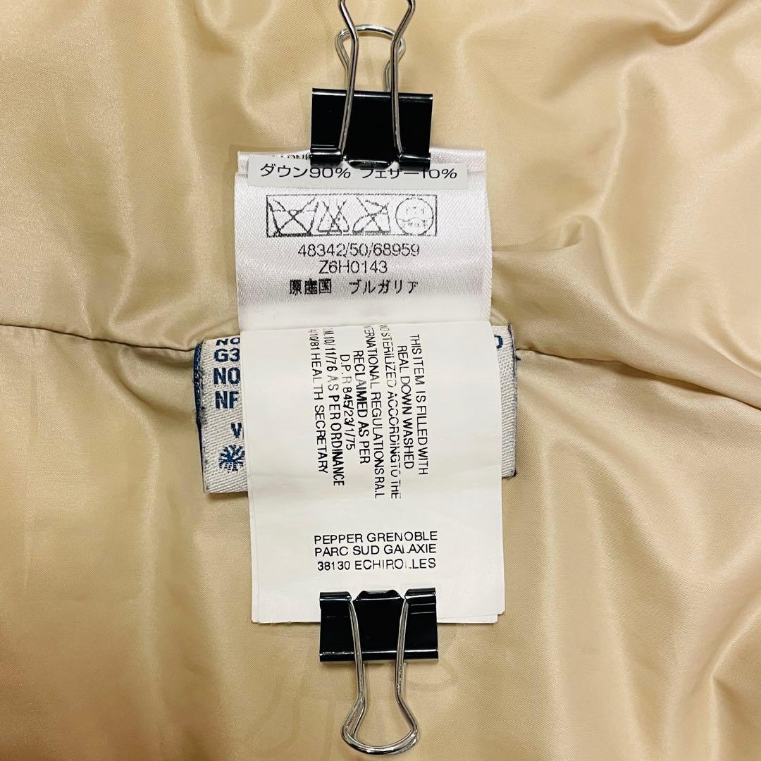 ⭐️モンクレール ダウンベスト 胸元ロゴワッペン インナーダウン