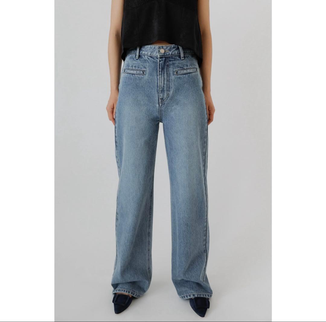 新品　na.e Straight Pocket Jeans M_通常丈