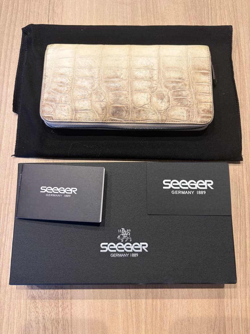 【最終値下げ】SEEGER KRONOS ヒマラヤクロコダイル 長財布