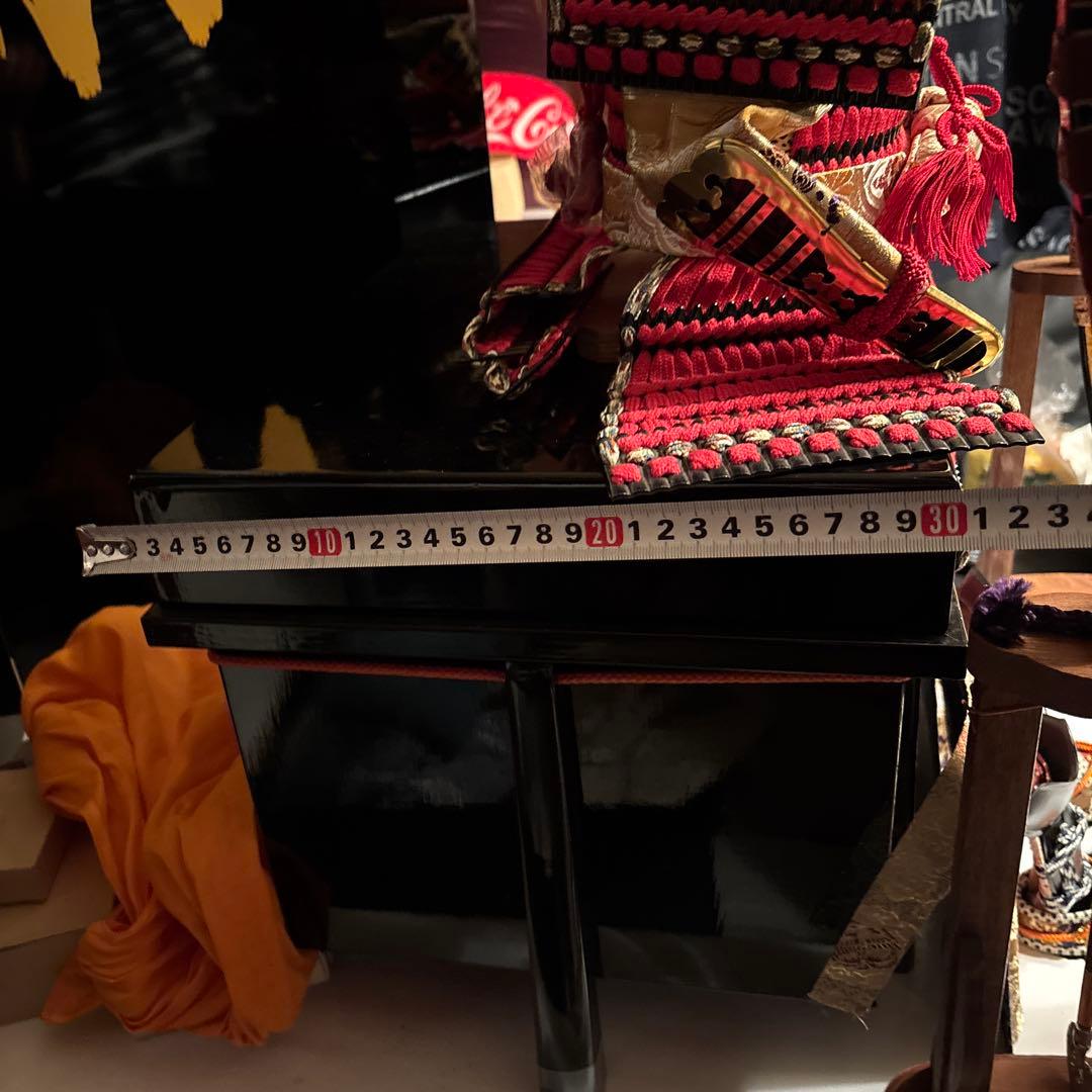 五月人形　鎧兜　本絹赤糸威大鎧