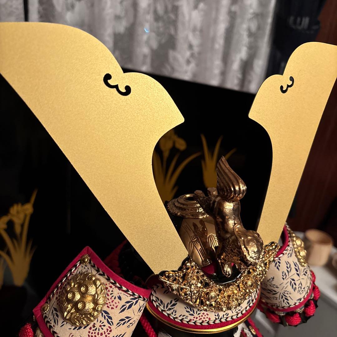 五月人形　鎧兜　本絹赤糸威大鎧