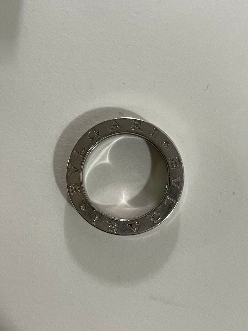 BVLGARI シルバー ロゴリング 専用ボックス付き