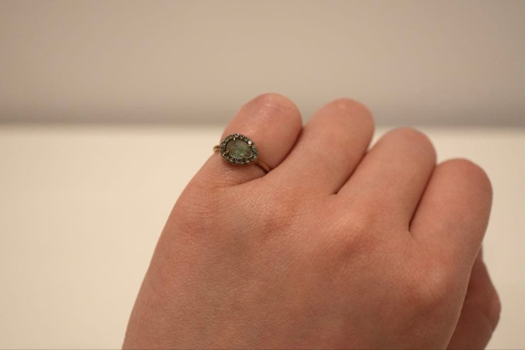 は*ん様 アルティーダウード　エメラルド　ダイヤモンド　リング