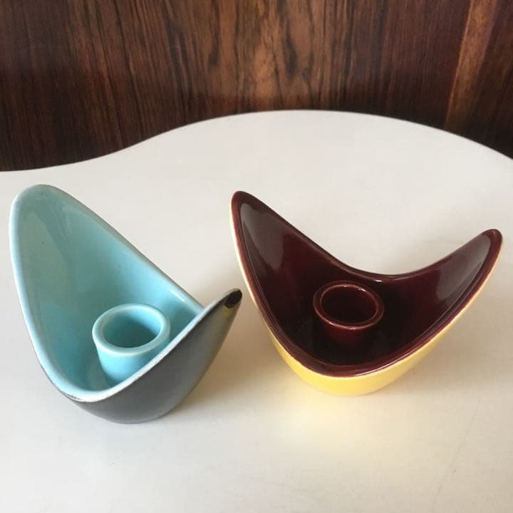 値下げ50s Created Clappison キャンドル立て　2個